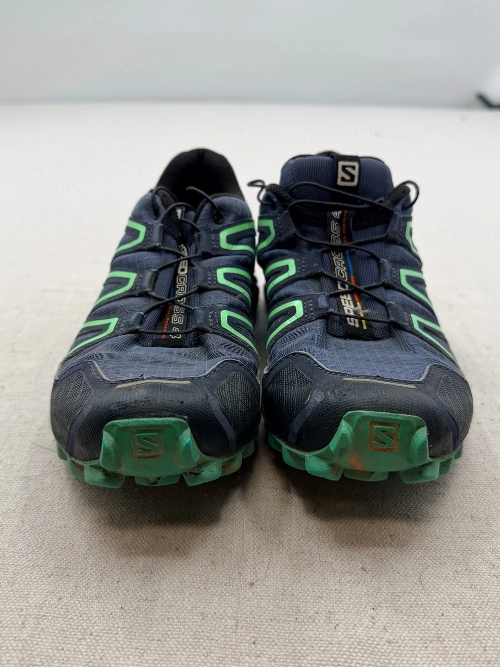 Salomon Men's Speedcross Trail Running Shoes - Navy & Green